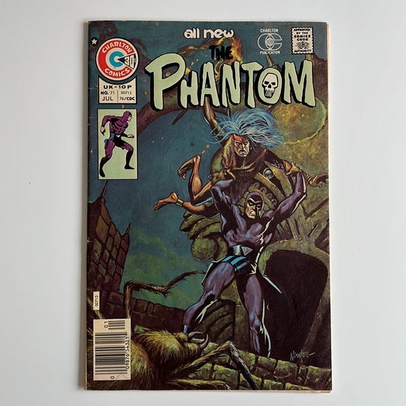 3 COMIC LOT THE NEW PHANTOM #63 #71 #74 1975 Charlton Comics Vintage Comic Book - Picture 8 of 15